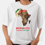 T-SHIRT SUPPORTER LIONNES DE L'ATLAS